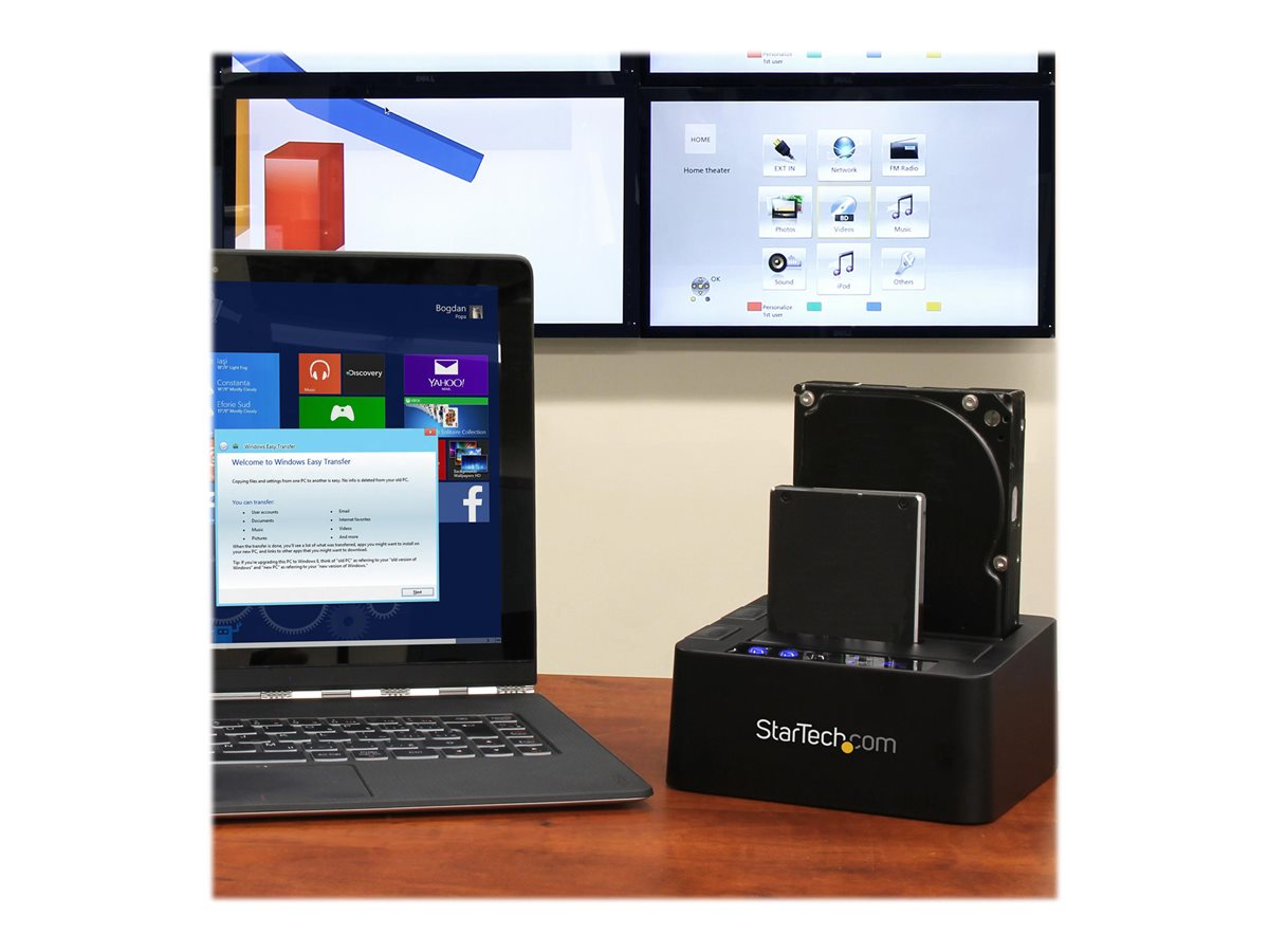 StarTech.com Standalone Hard Drive Duplicator, Dual Bay HDDSSD ClonerCopier, USB 3.1 (10 Gbps) to SATA III (6Gbps) HDDSSD Docking Station, Hard Disk Duplicator Dock - Hard Drive Cloner - duplikátor pevného disku – foto 9