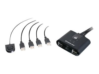 IOGEAR 4x4 USB 2.0 Peripheral Sharing Switch GUS404