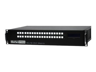 GEFEN PRO 16X16 DVI MATRIX WITH FRONT PANEL PUSH BUTTON CONTROL