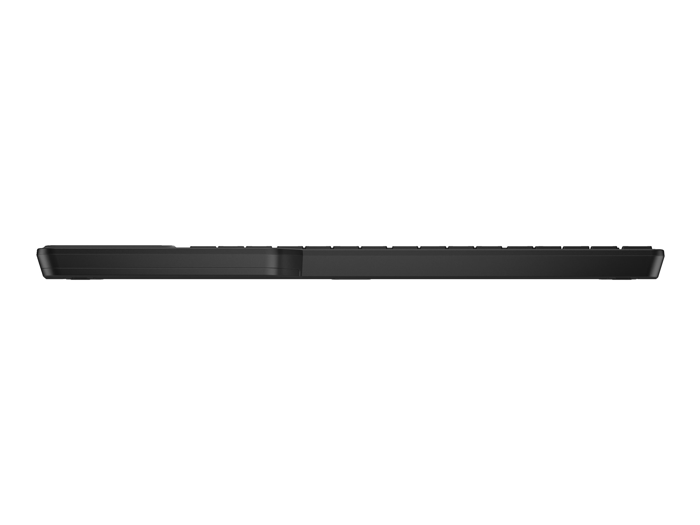 HP 475 keyboard dual-mode multi-device 2-zone layout low profile key travel 12 programmable Product shot Left-angle 79900
