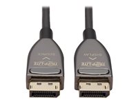 Eaton Tripp Lite Series DisplayPort Active Optical Cable (AOC) - UHD 8K 60 Hz, HDR, CL3 Rated, Black, 15 m (49 ft.) - DisplayPort cable - DisplayPort to DisplayPort - 15 m