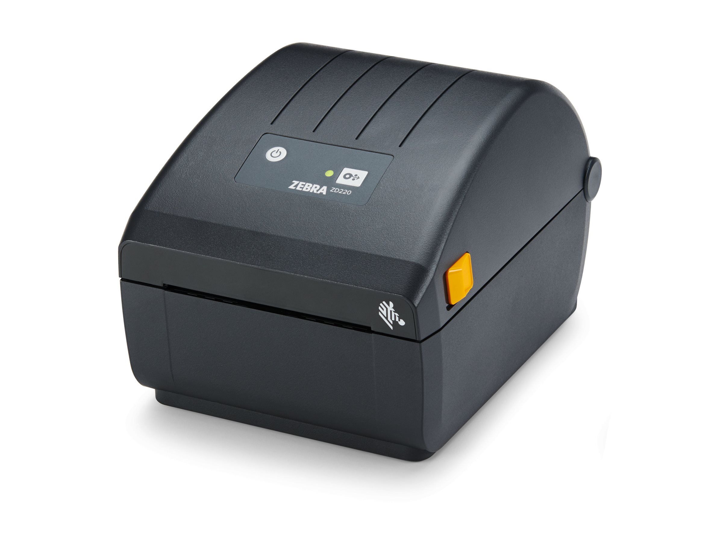 Zebra ZD230 label printer B/W direct Product shot Left-angle 79900
