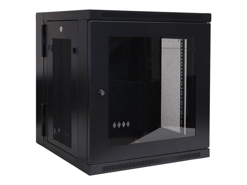 Eaton Tripp Lite Series 12U Wall Mount Rack Enclosure Server Cabinet Hinged Swinging Acrylic Window