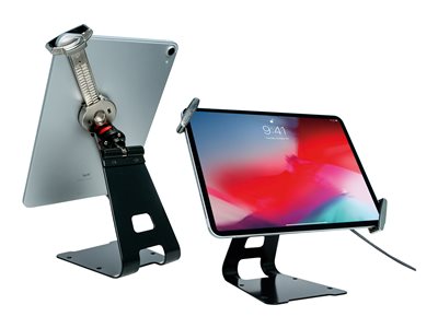 CTA Tablet Security Grip with Quick-Connect Base Mounting kit (stand base, tablet bracket) 