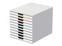 DURABLE VARICOLOR MIX 10 Skuffekabinet ANSI A (Letter) (216 x 279 mm) A4 (210 x 297 mm) C4 (229 x 324 mm) Folio (216 x 330 mm) Mange farver 