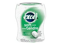Excel Soft Chew Gum - Spearmint - 40's