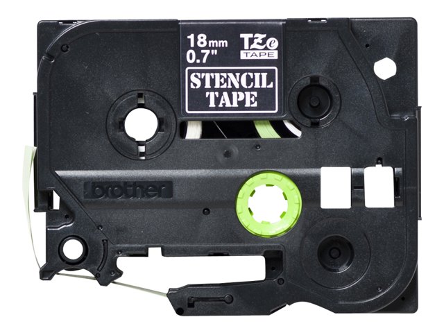 Ruban pochoir STE141 18mm Noir