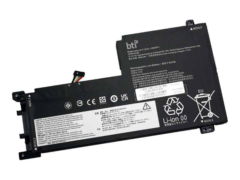 BTI - Notebook battery (equivalent to: Lenovo L19C3PF4)