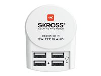 SKROSS Strømforsyningsadapter 35Watt Europlug (strøm CEE 7/16)