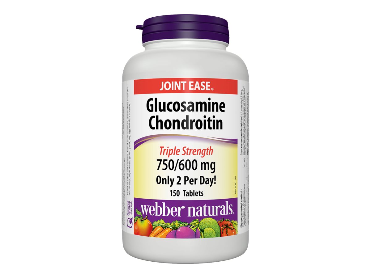 Webber Naturals Glucosamine & Chondroitin - 750/600mg - 150s