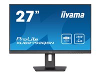 iiyama ProLite XUB2792QSN-B5 27' 2560 x 1440 (2K) HDMI DisplayPort USB-C 75Hz Pivot Skærm