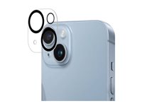 Screenor Vizor+ Objektiv beskyttelse Sort Transparent Apple iPhone 14, 14 Plus