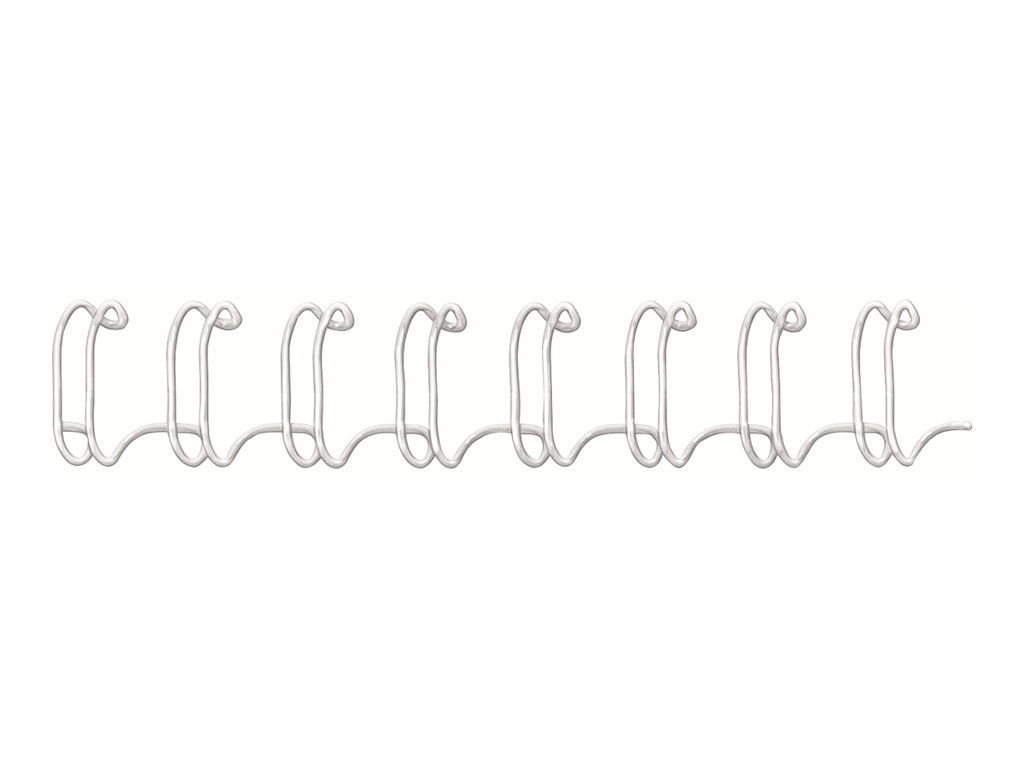 FELLOWES rel metall 34 boucles 8mm blanc
