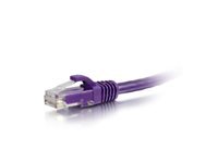 C2G 12ft Cat6a Snagless Unshielded UTP Network Patch Ethernet Cable-Purple