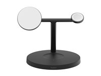 Belkin BoostCharge Pro 3-in-1 wireless charging stand - with Qi2 - + AC power adapter - 15 Watt