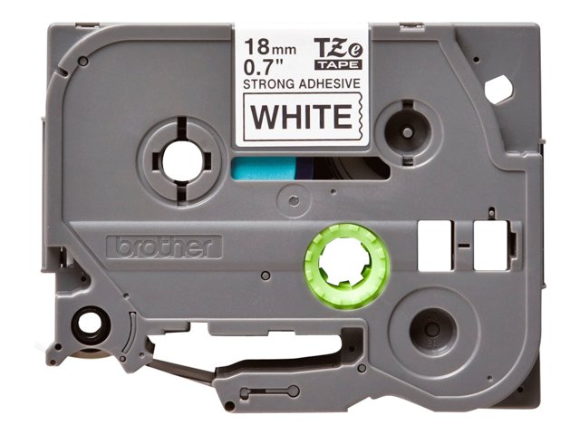 BROTHER TZES241 18mm BLACK ON WHITE ADH