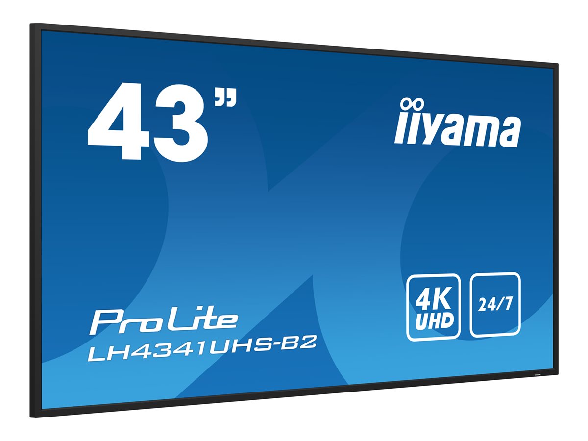 iiyama ProLite LH4341UHS-B2 43" Třída (42.5" zobrazitelný) displej LCD s LED podsvícením - 4K - pro digital signage – foto 4