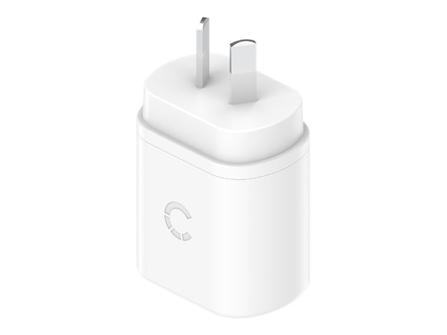 Cygnett power adapter 24 pin USB-C 30 Product shot Right-angle 79400