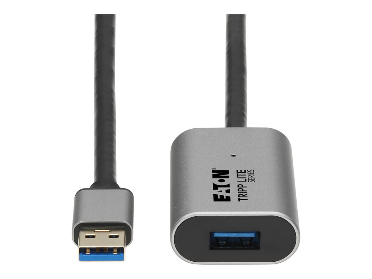 Eaton Tripp Lite Series USB 3.2 Gen 1 Active Extension Repeater Cable (M/F), Aluminum Housing, 10 m (32.8 ft.)