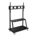 Eaton Tripp Lite Series Heavy-Duty Rolling TV Cart for 60 to 105 Flat-Screen Displays, Locking Casters, Black