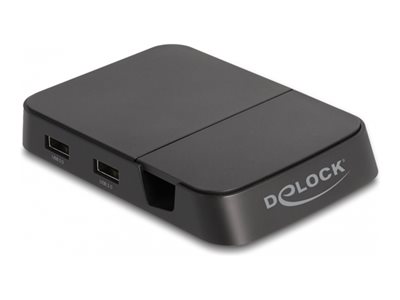 4043619880188 - DELOCK Smartphone Dockingstation 4K mit integrierter Halt