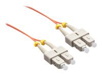 Axiom SC-SC Multimode Duplex OM2 50/125 Fiber Optic Cable - 12m - Orange