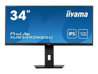 IIYAMA 86,7cm (34) XUB3493WQSU-B5 21:9 2xHDMI+DP+2xUSB I retail - XUB3493WQSU-B5