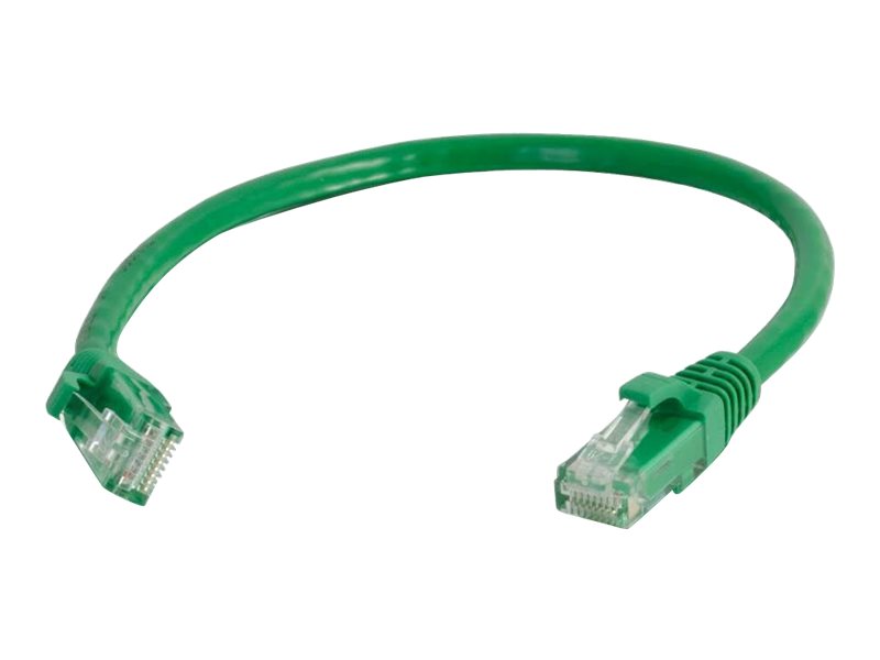 Kabel / 1 m Mlded/Btd Green CAT5E PVC UTP PA