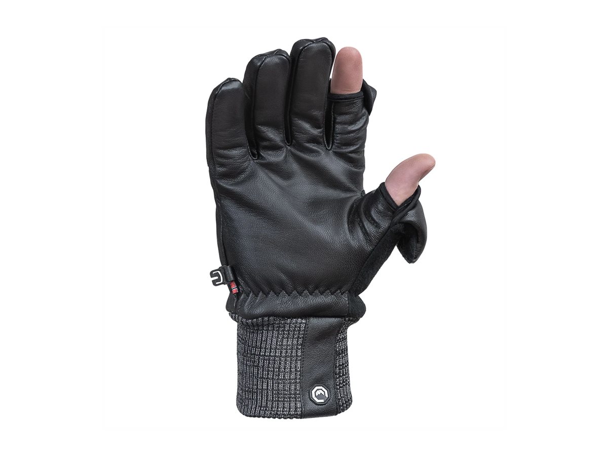 Vallerret Hatchet Leather Photography Gloves - Black - Large