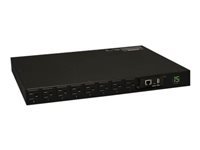 Eaton 1.4kW Single-Phase Switched PDU - LX Interface, 120V Outlets (16 5-15R), 5-15P, 120V Input, 12 ft. (3.66 m) Cord, 1U Rack-Mount, TAA