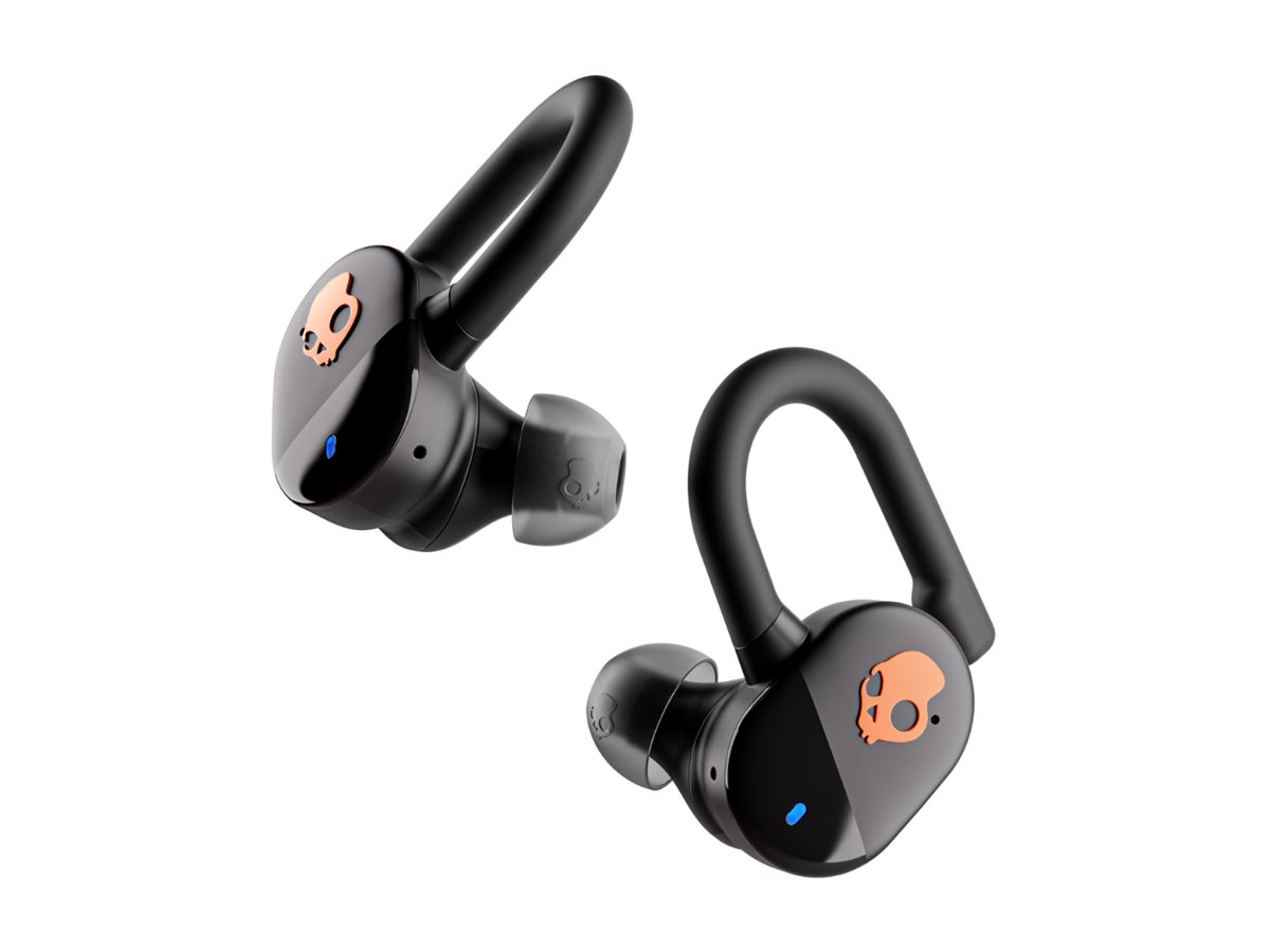 Skullcandy Push Play Active True Wireless Earphones - Black/Orange - S2PPW-S749