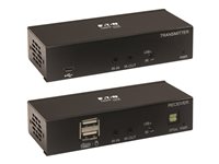Tripp Lite DisplayPort to HDMI over Cat6 Extender Kit with KVM Support, 4K 60Hz, 4:4:4, USB, PoC, HDCP 2.2, up to 230 ft., TAA Video/audio ekspander