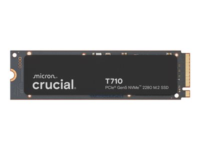 Crucial T710 SSD kryptert TB intern 2280 PCI