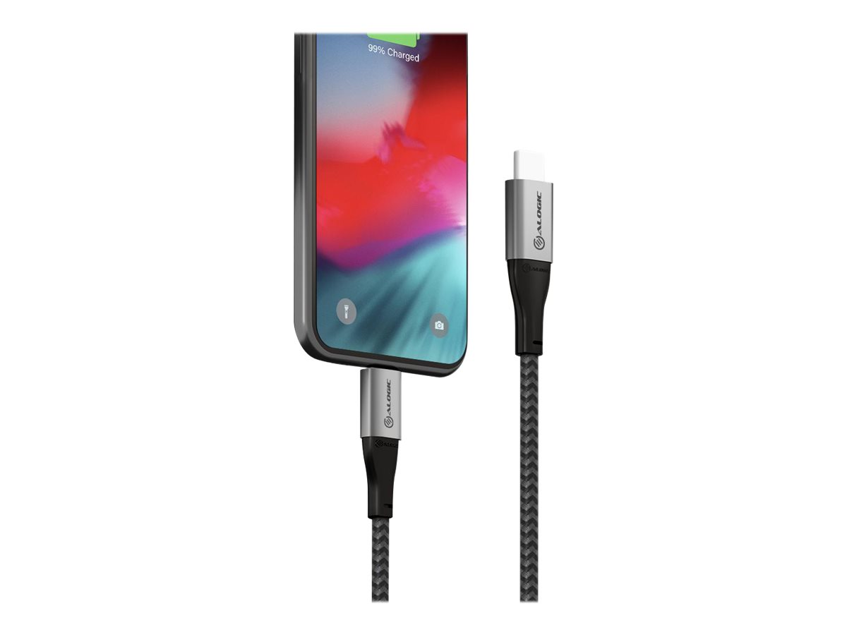 ALOGIC SUPER Ultra Lightning cable Lightning / USB 1.5 Product shot Left-angle 79750