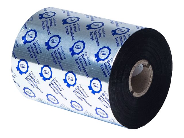 BROTHER WAX BLACK 110MM X 600M 6pc BWS1D600110
