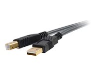 Usb-a(m)->usb-b(m) 2.0 cable 3m black lanberg