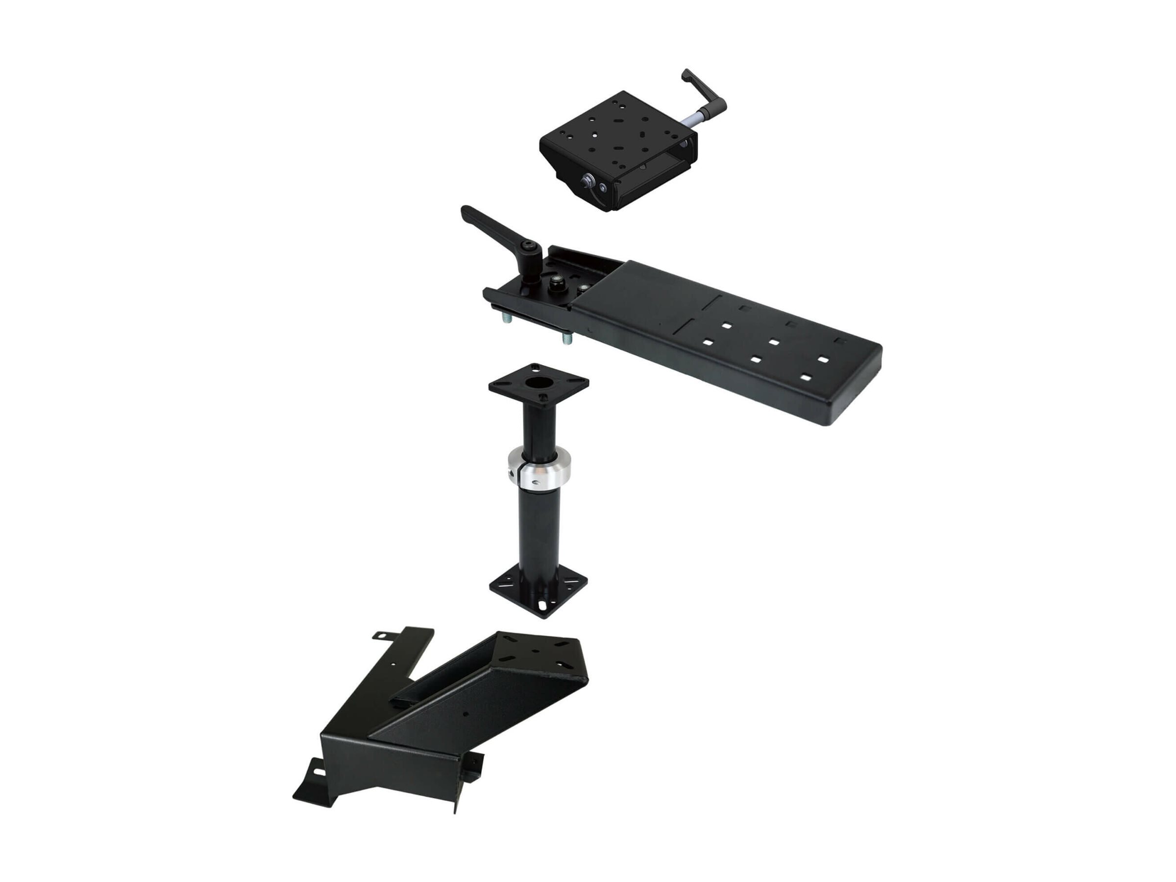 Havis PKG-PSM-186 - Mounting kit (heavy duty pole without height adjust handle, tilt/swivel motion device, top offset plate, vehicle base)