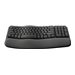 Logitech Wave Keys for Business, Wireless Ergonomic Keyboard with ...