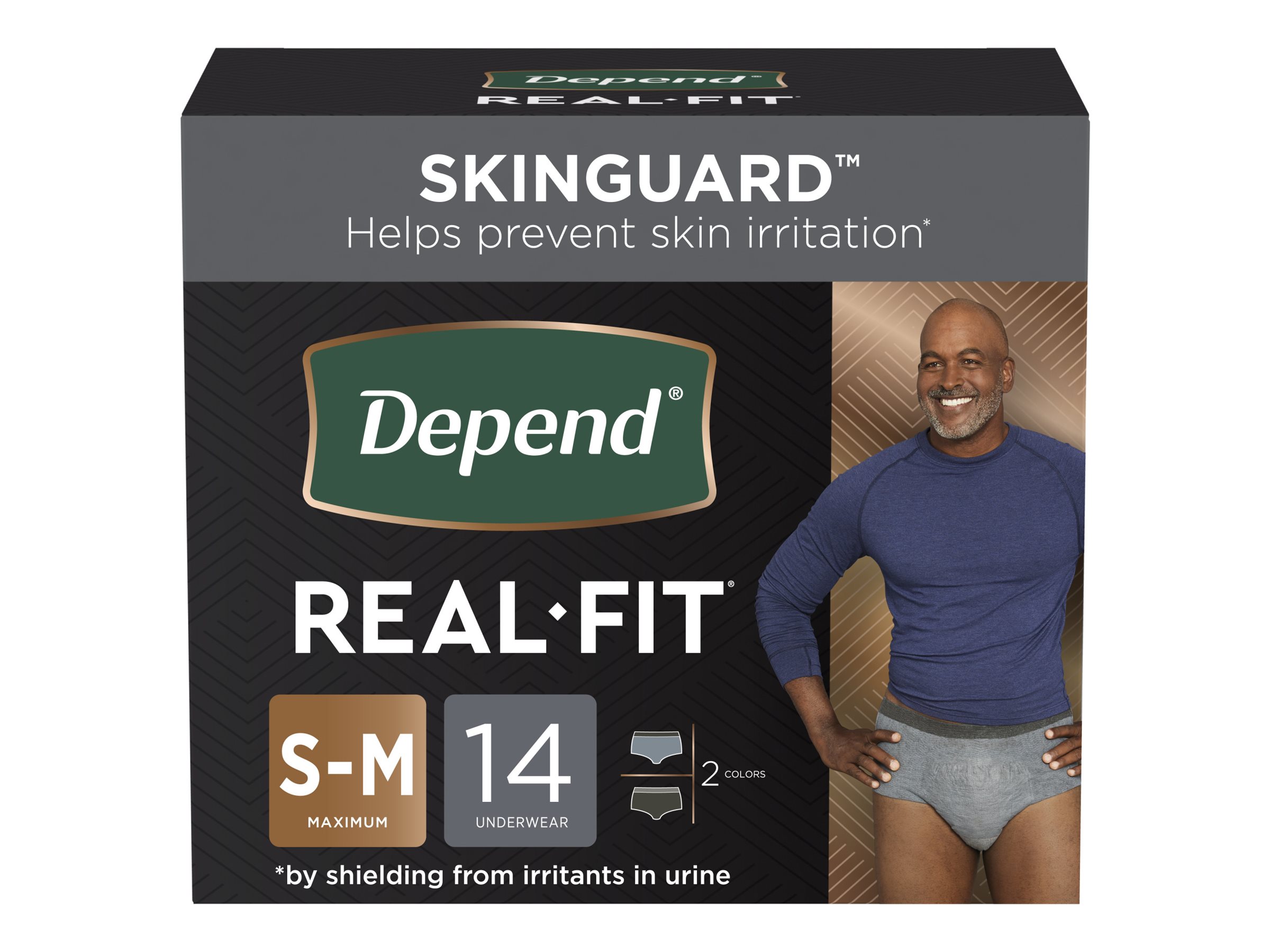 Depend Protection Plus Ultimate Underwear For Men - Small/Medium