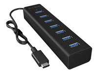 RaidSonic ICY BOX IB-HUB1700-C3 Hub 7 porte USB