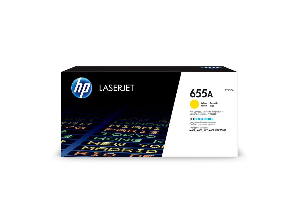 HP 655A LaserJet Toner Cartouche Jaune