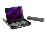 Black Box ServTray KVT417A KVM console PS/2, USB 17INCH rack-mountable 1280 x 1024 