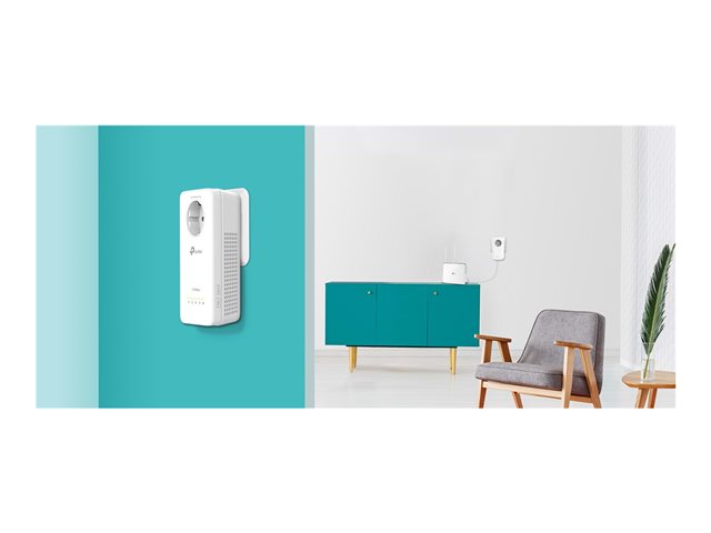 TP-Link TL-WPA8631P KIT V4 - Wi-Fi Kit - sada napájecího adaptéru - Wi-Fi 5 - zapojitelný do zdi – foto 8