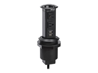 Eaton Tripp Lite Series Power It! 2-Outlet Pop-Up Power and Charging Dock