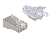 DeLOCK CAT 6 Kabel med folie og kobberfletning (FTP) Netværk-konnektor