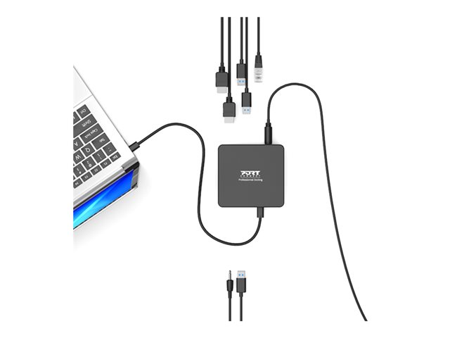 PORT connect USB-C & USB-A Dual Video Docking Station 2 X 2K