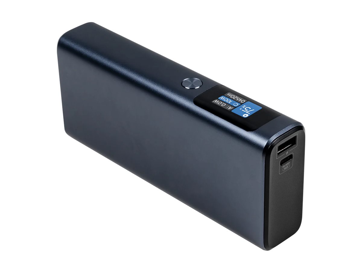 LOGiiX Piston Power Pro 20000mAh USB-A & USB-C Power Bank - Midnight Blue - LGX-13734