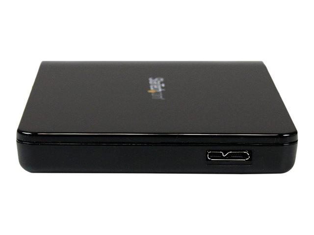 StarTech.com 2.5in USB 3.0 External SATA III SSD Hard Drive Enclosure with UASP - Portable External USB HDD with Tool-less Installation (S2510BPU33) - Storage enclosure - 2.5
