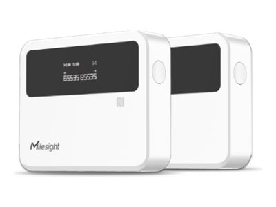 Milesight VS360 people counting sensor black Product shot Right-angle 79250