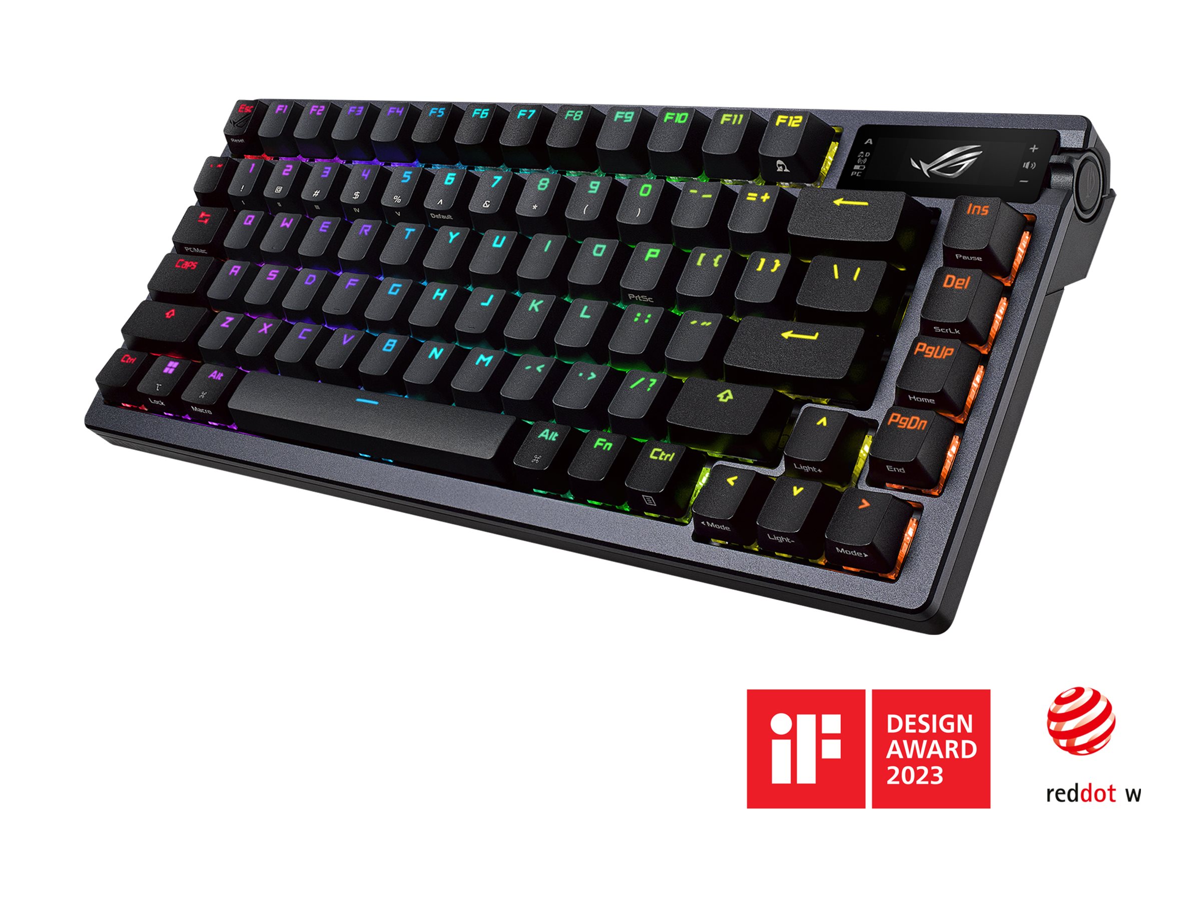 ASUS ROG Azoth, keyboard, with OLED display, gun metal Input Device
